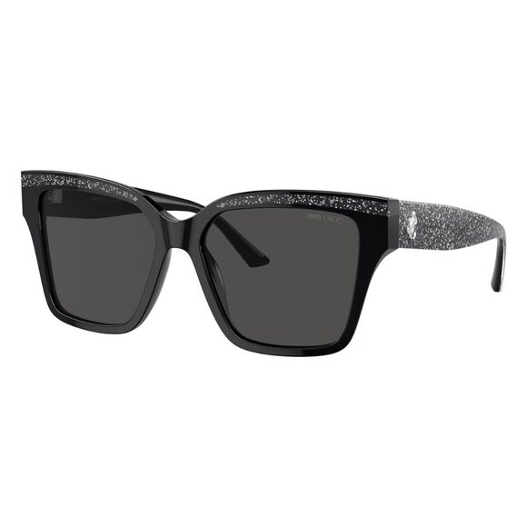 New JIMMY CHOO Black Square JC5003 5036/87 Sunglasses Women - Picture 1 of 6